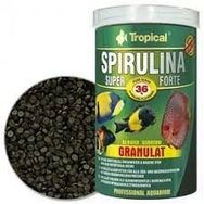 Tropical 100 gr Kovadan Bölme Super Spirulina Forte Mini Granulat Balık Yemi