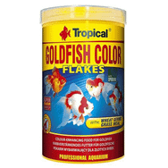 Tropical 100 ml 20 gr Goldfish Colour Flakes Japon Balıkları İçin Pul Balık Yemi