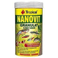 Tropical 100 ml 70 gr Nanovit Granulat Tetra Balıkları için Granül Balık Yemi