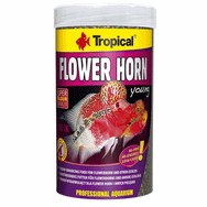 Tropical 1000 ml 380 gr Flower Horn Young Pellet Genç Flower Horn Balıkları İçin Renklendirici Balık Yemi
