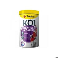 Tropical 1000 ml Koi Wheat Germ Garlic S Koi ve Japon Balıkları için Pellet Balık Yemi
