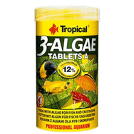 Tropical 2 kg 4500 Tablet 3-Algae Tablet Tatlı Ve Tuzlu Su Balıkları İçin Alg İçeren Tablet Balık Yemi