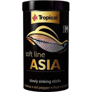 Tropical 250 ml 100 gr Softline Asia M Asya Kökenli Balıklar İçin Batan Yumuşak Taneli Çubuk Balık Yemi