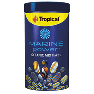 Tropical 250 ml 50 gr Marine Power Oceanic Mix Flakes Deniz Balıkları için Krill ve Spirulina Katkılı Balık Yemi