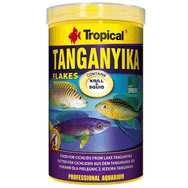 Tropical 250 ml 50 gr Tanganyika Flakes Tanganyika Cichlid Balıkları İçin Pul Balık Yemi