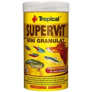 Tropical 65 gr 100 ml Süpervit Mini Granulat Küçük Akvaryum Balıkları için Granül Balık Yemi