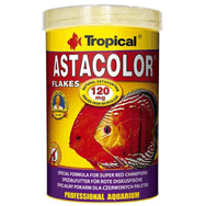 Tropical Astacolor Flakes Kırmızı Discus Balıkları İçin Astaksantinli 100 ml Pul Yem
