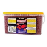 Tropical Red Parrot Granulat 3 lt 1.2 kg Kırmızı Papağan Balıkları İçin Granül Balık Yemi