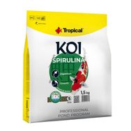 Tropical Spırulına Pellet Koi Balıkları için Spırulına Katkılı Pellet Small 5 lt 1.5 kg Balık Yemi