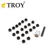 TROY 26140 22 Parça Audi Bijon Somunu Lokma Seti