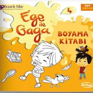Trt Çocuk /Ege İle Gaga Boyama Kitabı 4