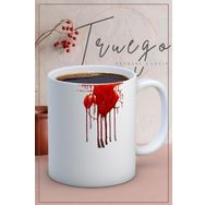 Truego Baskılı Seramik Mug Kan Kupa