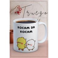 Truego Baskılı Seramik Mug Kocam da Kocam Kupa