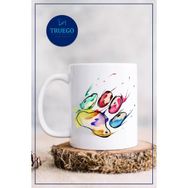 Truego Sulu Boya Pati Beyaz Kupa
