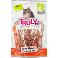 Truly Delight Tavuk Etli ve Balıklı Kalp Şeklinde Yumuşak 50 gr Kedi Ödül Maması