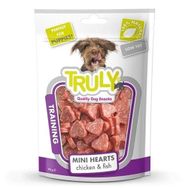 Truly Kalp Şekilli Tavuklu ve Mezgitli Yumuşak 90 gr Köpek Ödül Maması