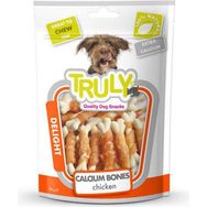 Truly Tavuk Sargılı Kalsiyum Kemik Kurutulmuş 90 gr Köpek Ödül Maması