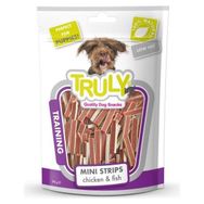 Truly Training Tavuklu ve Balıklı Mini Şerit Yumuşak 90 gr Yavru Köpek Ödül Maması