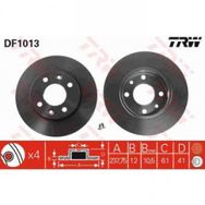 Trw DF1013 Renault R9 Ön Fren Diski