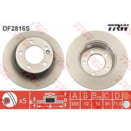 TRW DF2816S Arka Fren Diski