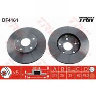 Trw DF4161 Toyota Rav 4 Ön Fren Diski