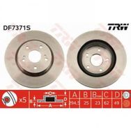 TRW DF7371S Ayna Ön Fren Diski