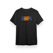 Tshirthane Ahoska Tano Snips Letter Logo Siyah Erkek T-shirt