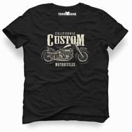 Tshirthane American Costum California Siyah Erkek T-shirt