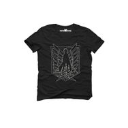 Tshirthane Anime Attack On Titan Eren Jaeger Siyah Erkek T-shirt