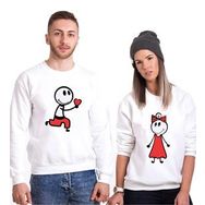 Tshirthane Aşk-ı İtiraf Sevgili Kombinleri Sweatshirt