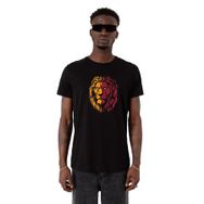 Tshirthane Aslan Siyah Sarı Kırmızı Erkek T-shirt