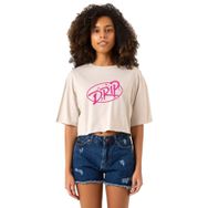 Tshirthane Babymonster Batter Up Bej Kadın Crop