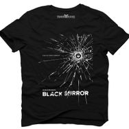 Tshirthane Black Mirror Siyah Erkek T-shirt
