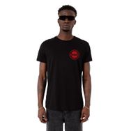Tshirthane Chicago Fire Logo Siyah Erkek T-shirt