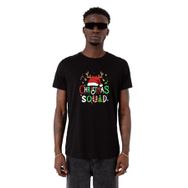 Tshirthane Christmas Squad Siyah Erkek T-shirt