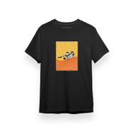Tshirthane Citadel Yellow Red Lines Siyah Erkek T-shirt