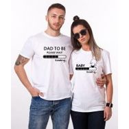 Tshirthane Dad To Be Baby 2'li Sevgili T-shirt