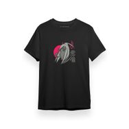 Tshirthane Demon Slayer Anime Demon Anime Girl Siyah Kısa Kol Erkek T-shirt