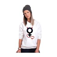 Tshirthane Devil Man Women Sevgili Kombinleri T-shirt Kombini