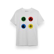 Tshirthane Energy İcons Beyaz Erkek T-shirt