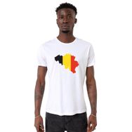 Tshirthane Euro 24 Belgium Beyaz Erkek T-shirt