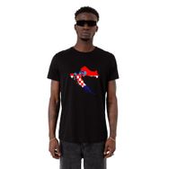 Tshirthane Euro 24 Croatia Siyah Erkek T-shirt