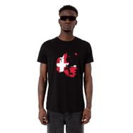Tshirthane Euro 24 Denmark Siyah Erkek T-shirt