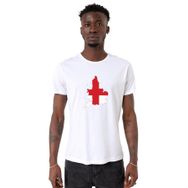 Tshirthane Euro 24 England Beyaz Erkek T-shirt