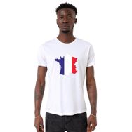 Tshirthane Euro 24 France Beyaz Erkek T-shirt