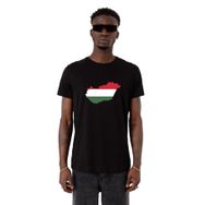 Tshirthane Euro 24 Hungary Siyah Erkek T-shirt