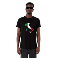 Tshirthane Euro 24 Italy Siyah Erkek T-shirt