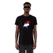 Tshirthane Euro 24 Netherlands Siyah Erkek T-shirt