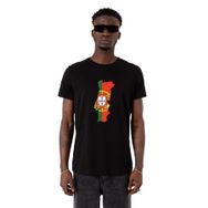 Tshirthane Euro 24 Portugal Siyah Erkek T-shirt