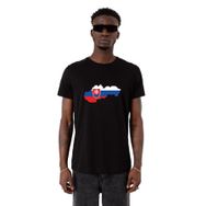 Tshirthane Euro 24 Slovakia Siyah Erkek T-shirt